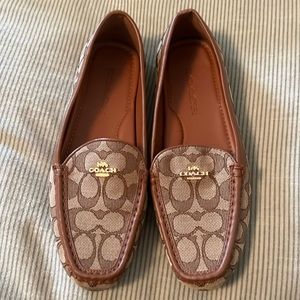Coach loafers. Worn once. Size 8.